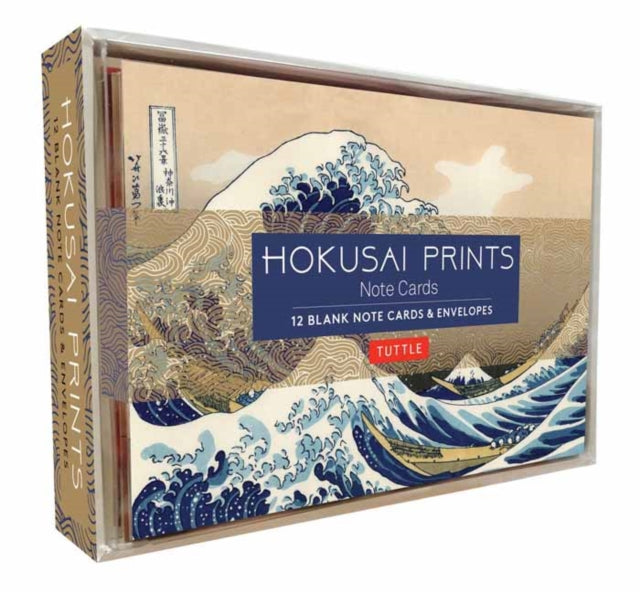 Hokusai Prints Note Cards : 12 Blank Note Cards & Envelopes (6 x 4 inch cards in a box)-9780804851978
