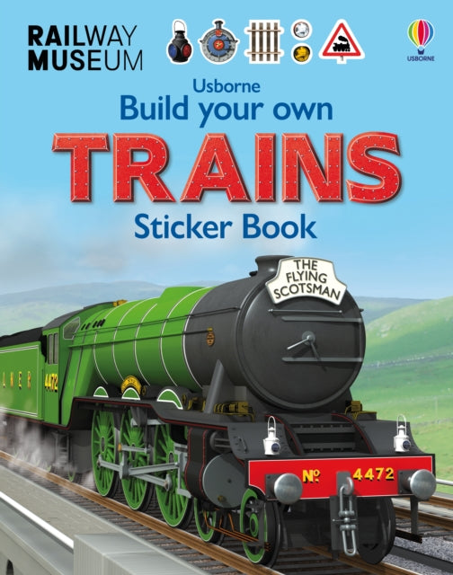 Build Your Own Trains Sticker Book-9781409581321