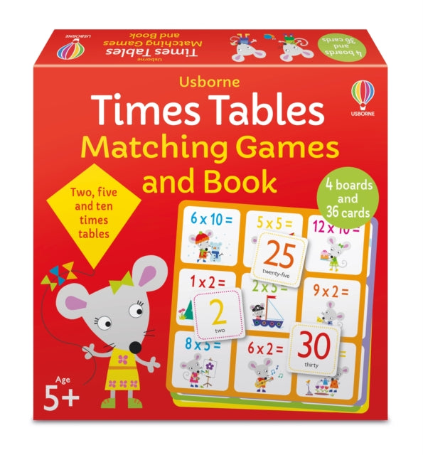 Times Tables Matching Games and Book-9781474998154