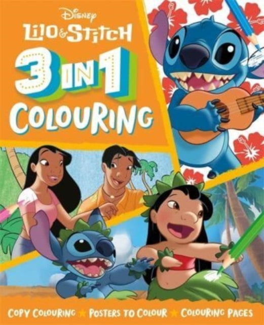 Disney Lilo & Stitch: 3 in 1 Colouring-9781803686806