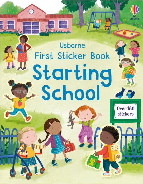 First Sticker Book Starting School : A First Day of School Book for Children-9781803702735