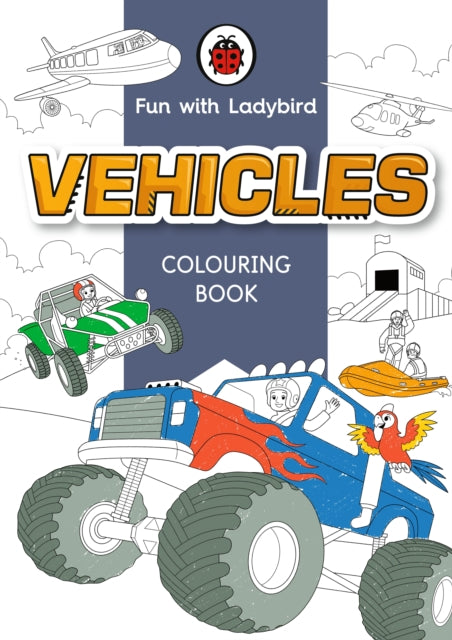 Fun With Ladybird: Colouring Book: Vehicles-9780241535042
