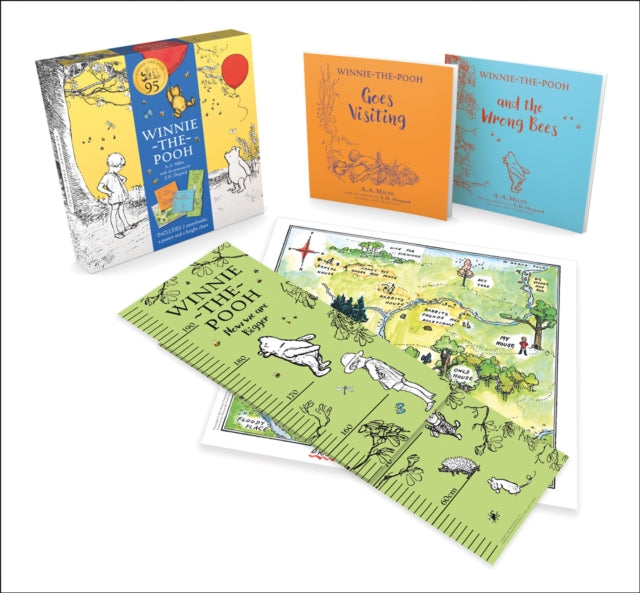 Winnie-the-Pooh: Gift Box (with 2x books, height chart & poster)-9780755503292