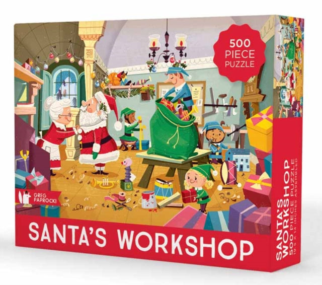 Paprocki 500-piece puzzle: Santa's Workshop Puzzle-9781423658931