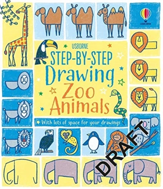Step-by-step Drawing Zoo Animals-9781474989787