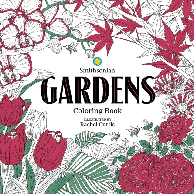 Gardens: A Smithsonian Coloring Book-9781684058891