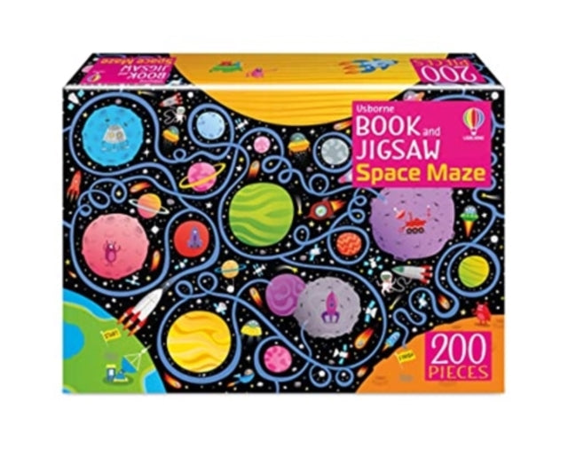Book and Jigsaw Space Maze-9781801310925