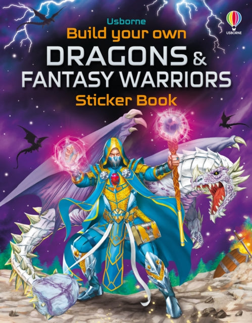 Build Your Own Dragons and Fantasy Warriors Sticker Book-9781805319245