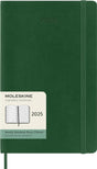 Moleskine 2025 12-Month Weekly Large Softcover Notebook : Myrtle Green-8056999270728