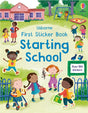 First Sticker Book Starting School : A First Day of School Book for Children-9781803702735