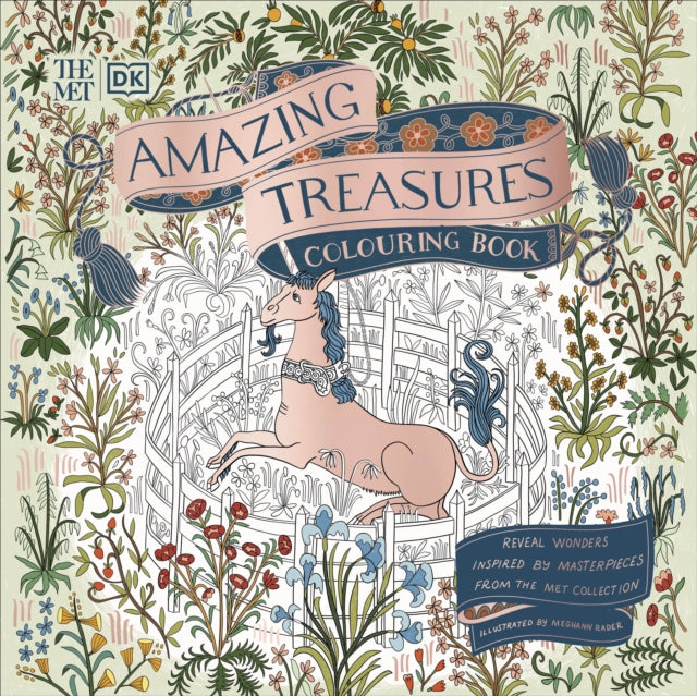 The Met Amazing Treasures Colouring Book : Reveal Wonders Inspired by Masterpieces from The Met Collection-9780241574034