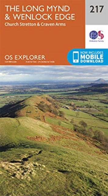 The Long Mynd & Wenlock Edge : Church Stretton & Craven Arms-9780319263556