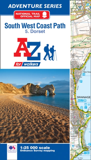 SW Coast Path Dorset Adventure Atlas-9781782571544