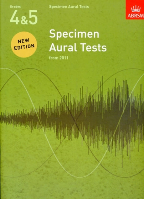 Specimen Aural Tests, Grades 4 & 5 : New Edition from 2011-9781848492523