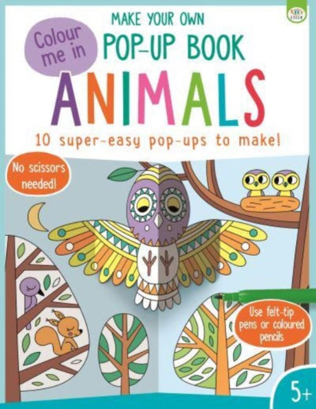 Make Your Own Pop-Up Book Animals-9781915995063